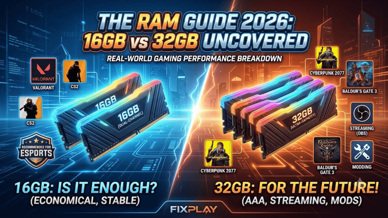 How Much RAM Do You Actually Need for Gaming?