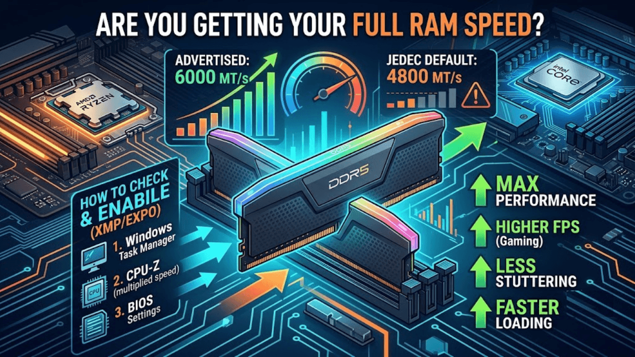 How to Check if RAM Is Running at Full Speed (2026 Guide)