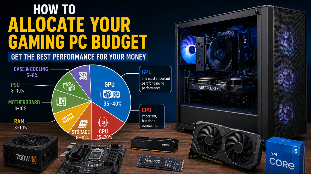 How to Split Your Budget on a Gaming PC Build (Without Guessing)